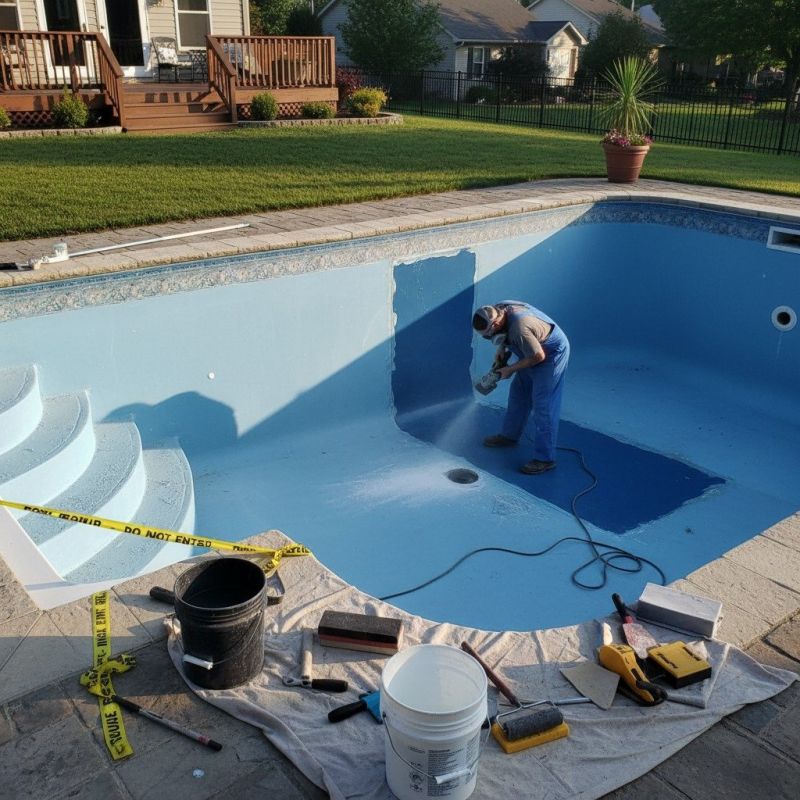 Vermiculite Pool Liner Repair